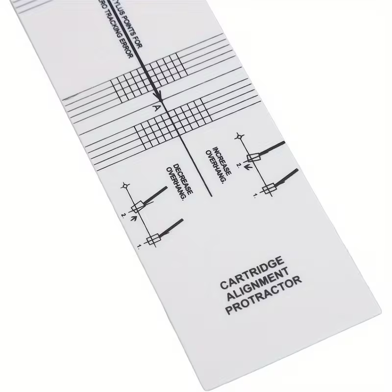 Cartridge Alignment Protractor – шаблон для налаштування звукознімача картриджа голки
