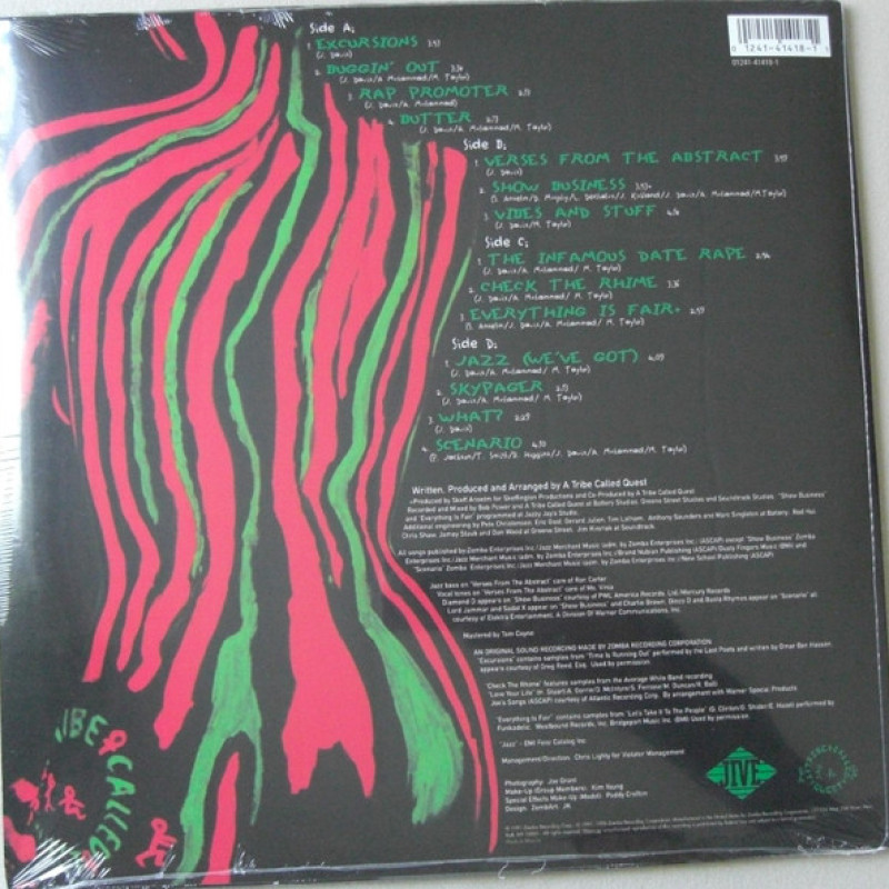 Вінілова платівка  A Tribe Called Quest - The Low End Theory (Vinyl, LP, Album, Reissue, Remastered, Repress)