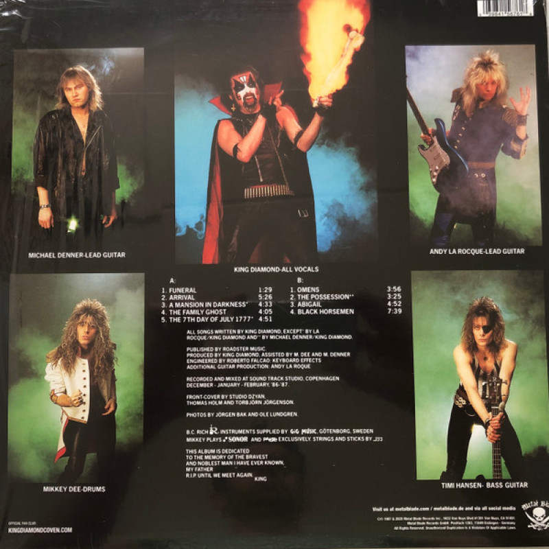Вінілова платівка  King Diamond - Abigail (Vinyl, LP, Album, Reissue)