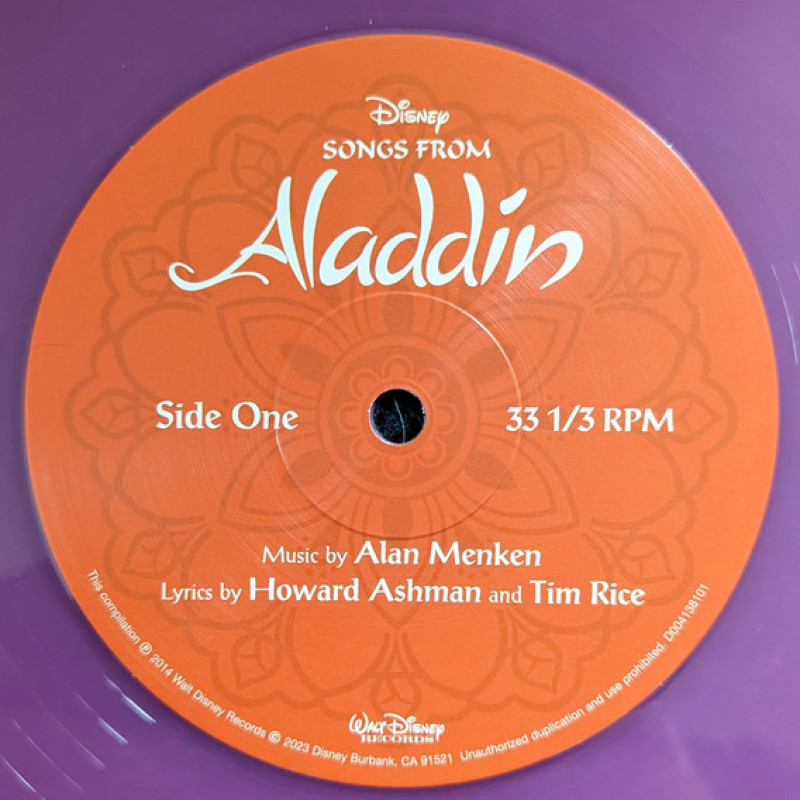Вінілова платівка  Various - Songs From Aladdin (Vinyl, LP, Album, Reissue)