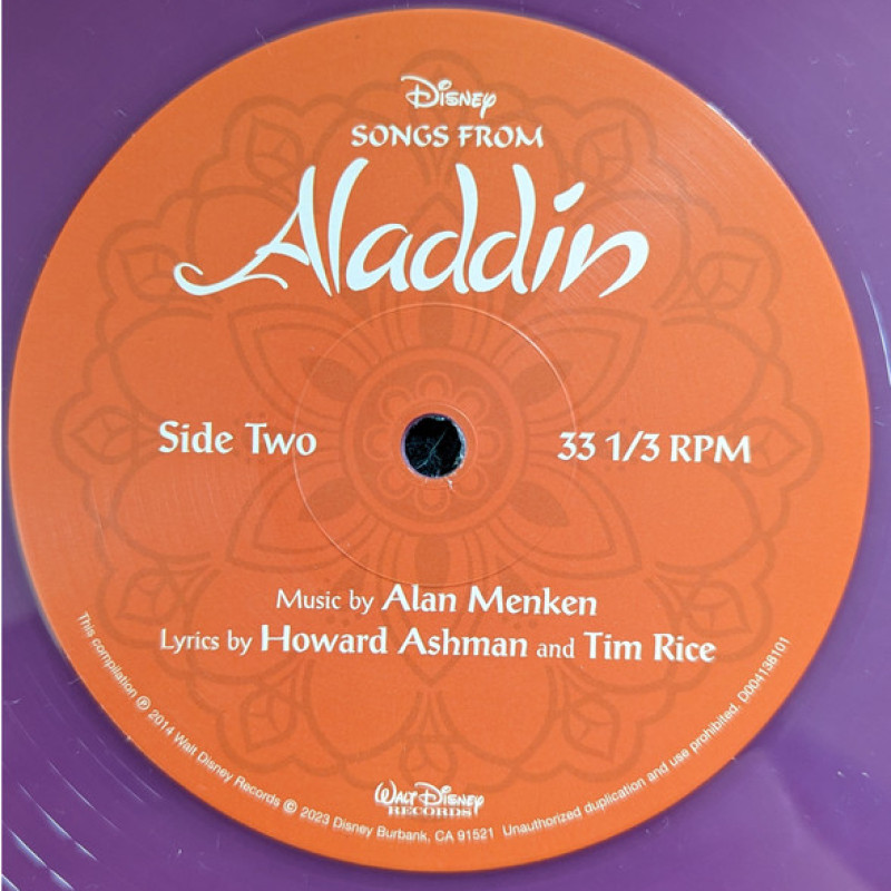 Вінілова платівка  Various - Songs From Aladdin (Vinyl, LP, Album, Reissue)