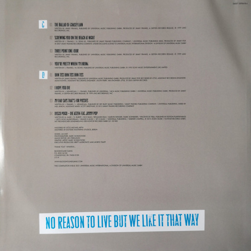 Вінілова платівка  Bloodhound Gang - Show Us Your Hits (Vinyl, LP, Compilation, Reissue, Stereo)