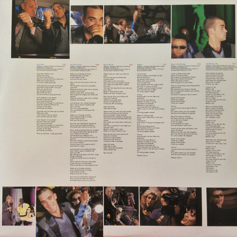 Вінілова платівка  Robbie Williams - Life Thru A Lens (Vinyl, LP, Album, Reissue, Stereo)
