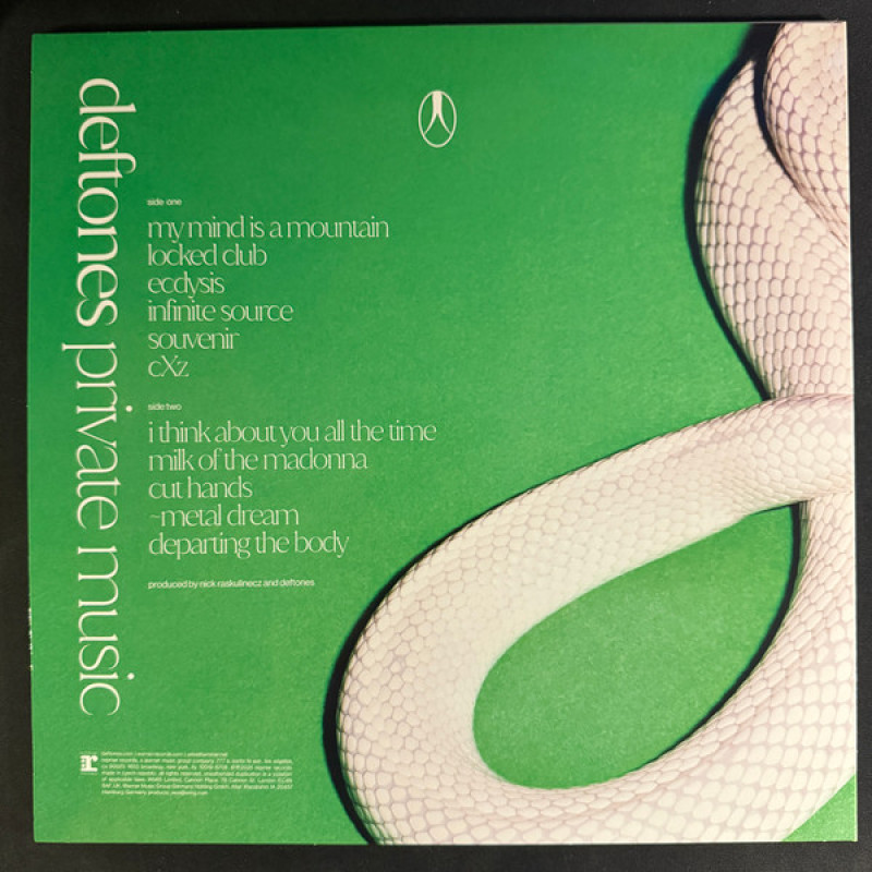 Вінілова платівка  Deftones - Private Music (Vinyl, LP, Album)