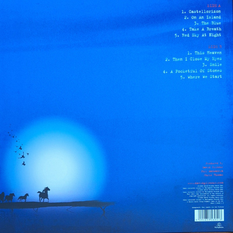 Вінілова платівка  David Gilmour - On An Island (Vinyl, LP, Album, Reissue, Repress, Stereo)