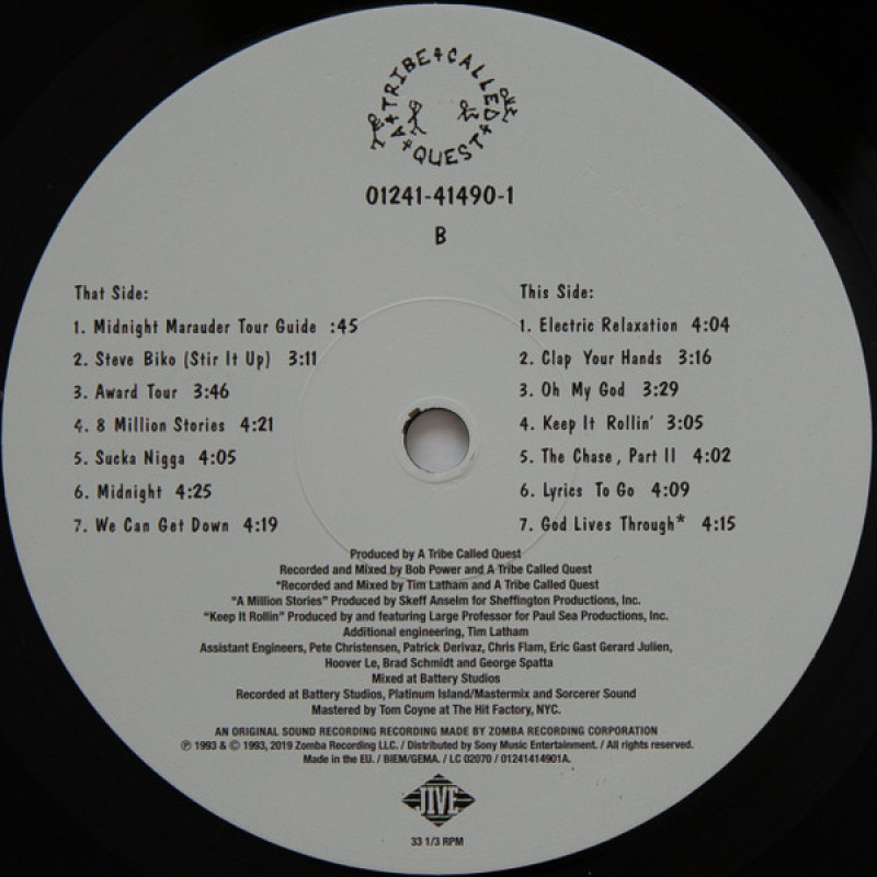A Tribe Called Quest - Midnight Marauders (Europe 18 Oct 2019)