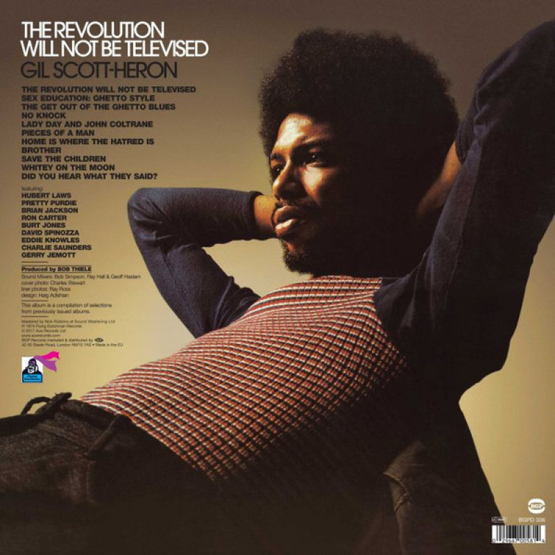 Вінілова платівка  Gil Scott-Heron - The Revolution Will Not Be Televised (Vinyl, LP, Compilation, Reissue, Stereo)