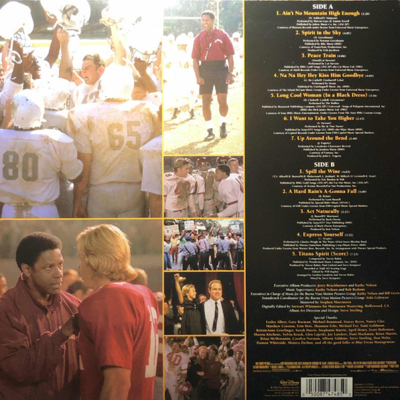 Various - Remember The Titans Original Motion Picture Soundtrack  (USA & Canada 19 Feb 2021)