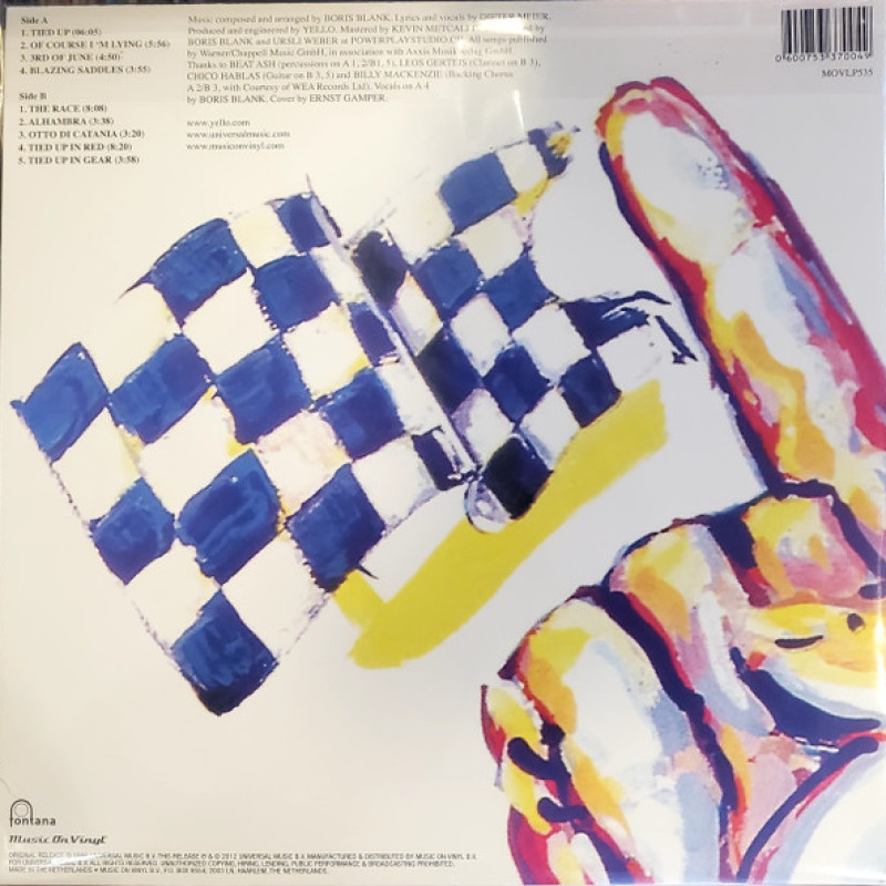 Вінілова платівка  Yello - Flag (Vinyl, LP, Album, Reissue, Remastered)