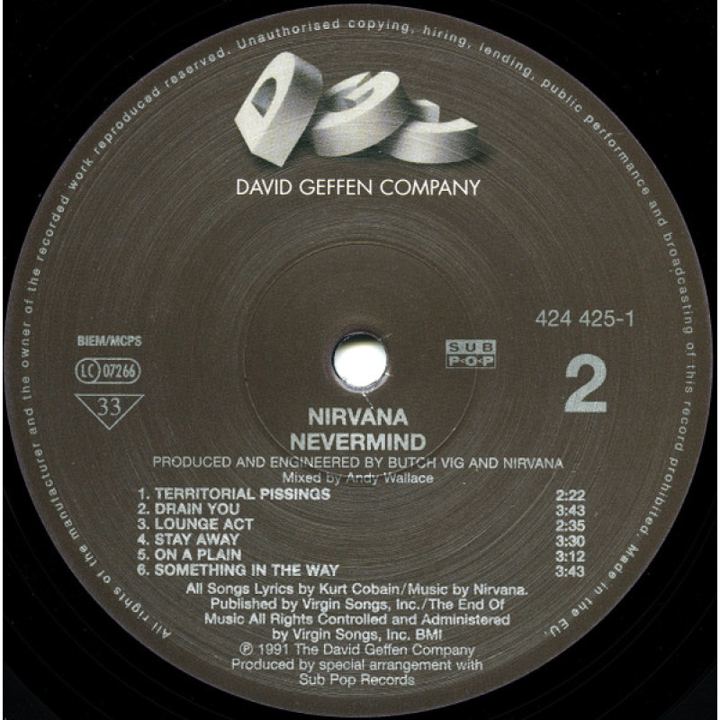 Nirvana - Nevermind (Europe 04 Jun 2015)