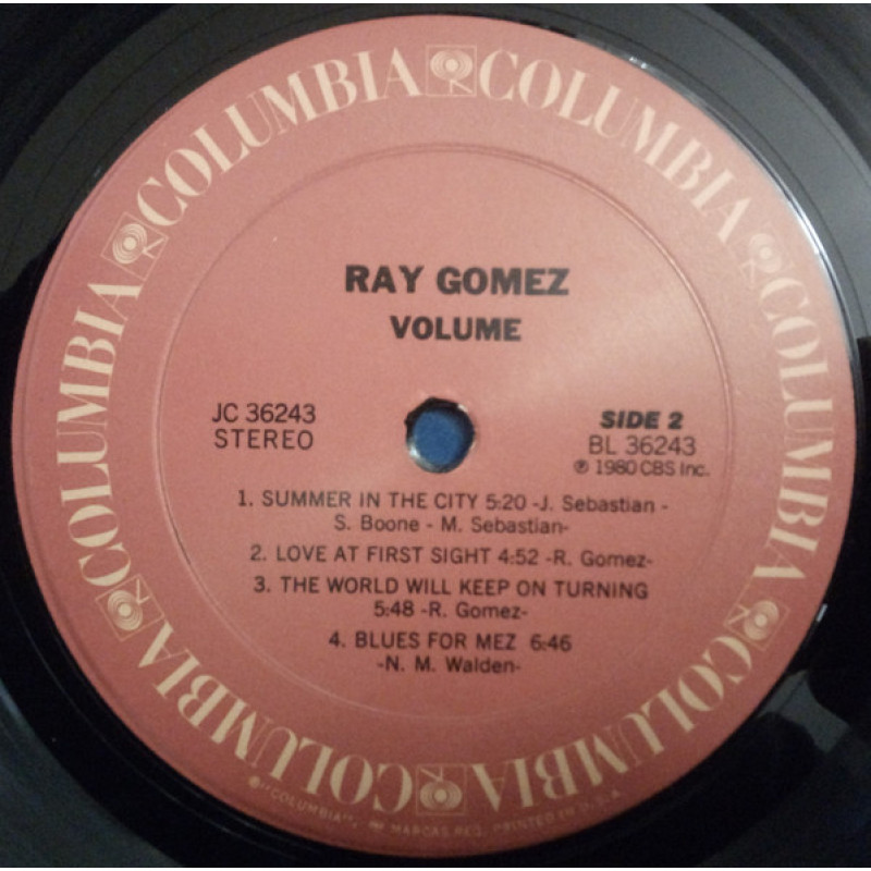 Ray Gomez - Volume (US 1980)