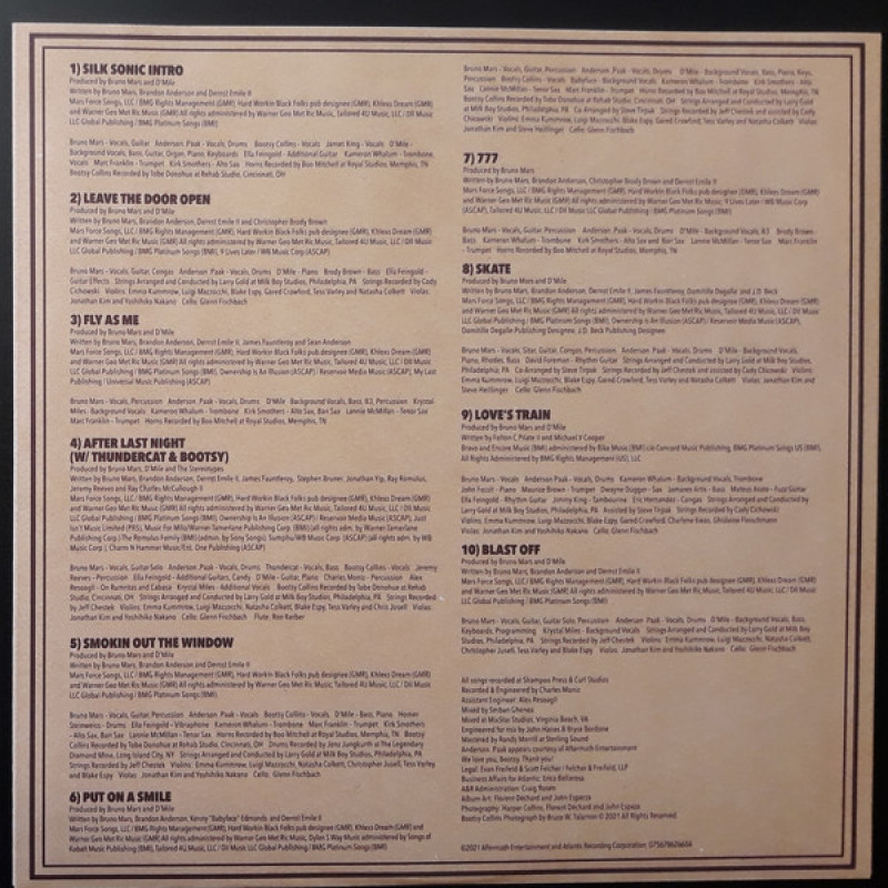 Вінілова платівка  Silk Sonic - An Evening With Silk Sonic (Vinyl, LP, Album, Reissue)