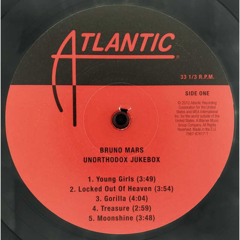 Bruno Mars - Unorthodox Jukebox (Europe 11 Dec 2012)