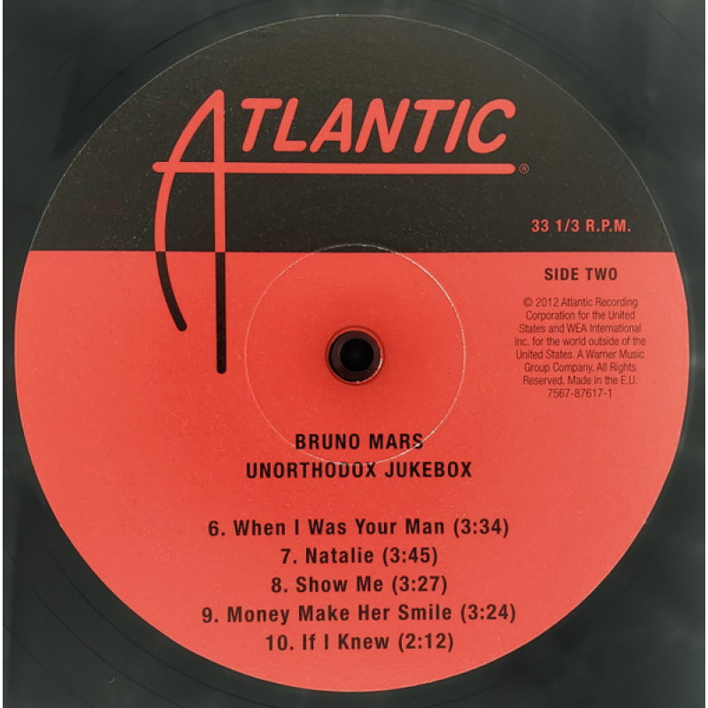 Bruno Mars - Unorthodox Jukebox (Europe 11 Dec 2012)