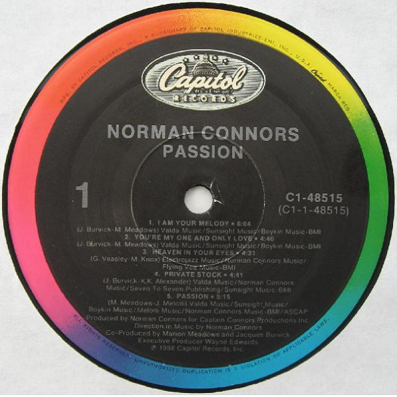 Norman Connors - Passion (US 1988)