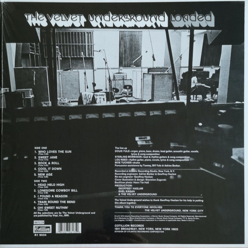 Вінілова платівка  The Velvet Underground - Loaded (Vinyl, LP, Album, Reissue, Stereo)