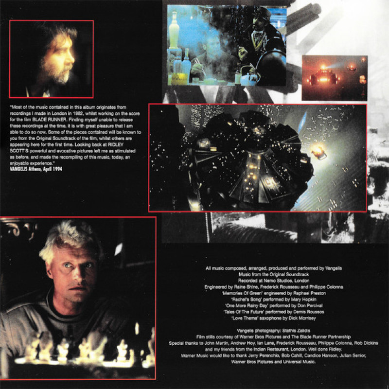 Vangelis - Blade Runner (Worldwide 08 Jun 2015)