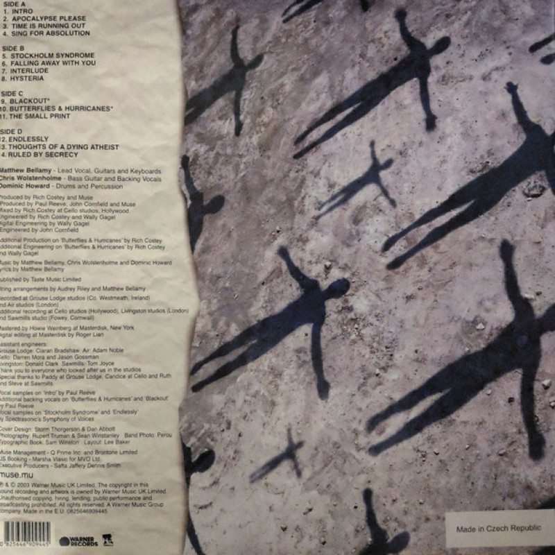 Вінілова платівка  Muse - Absolution (Vinyl, LP, Album, Reissue, Repress)