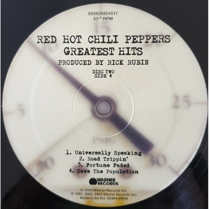 Red Hot Chili Peppers - Greatest Hits (Europe 2020)