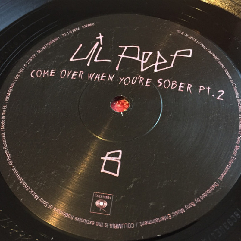 Вінілова платівка  Lil Peep - Come Over When You're Sober, Pt. 1 & Pt. 2 (Vinyl, LP, EP)