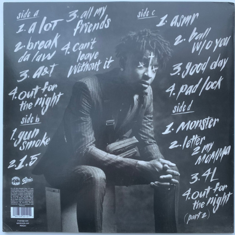 Вінілова платівка  21 Savage - I Am > I Was (Vinyl, LP, Album, Stereo)