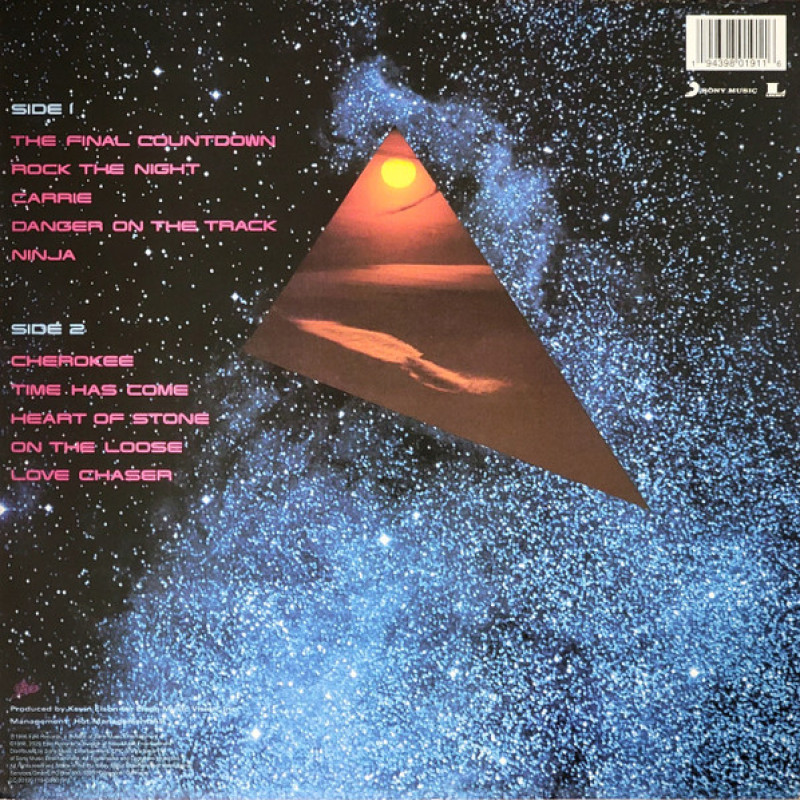 Вінілова платівка  Europe (2) - The Final Countdown (Vinyl, LP, Album, Limited Edition, Reissue, Stereo)