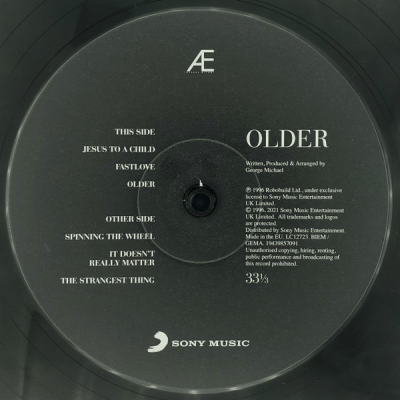Вінілова платівка George Michael - Older Vinyl, LP, Album, Reissue, Remastered, Stereo