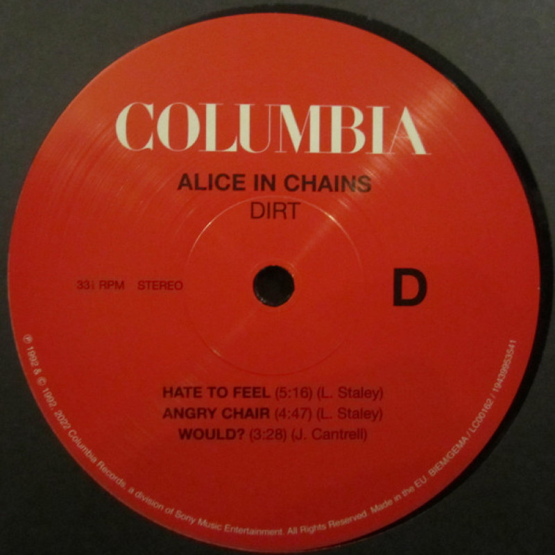 Alice In Chains - Dirt (Europe 23 Sep 2022)