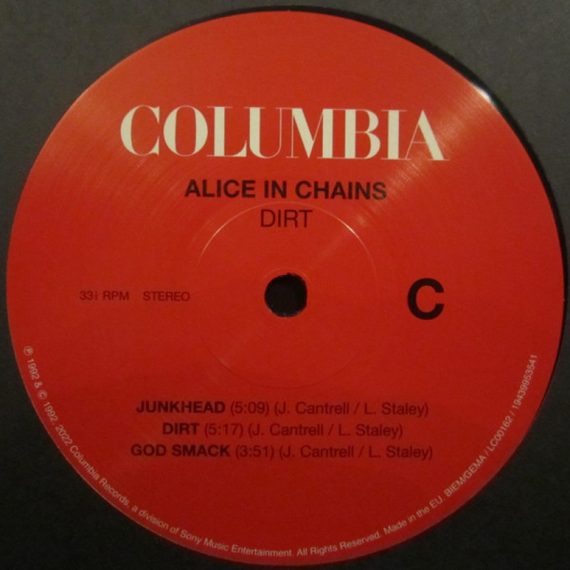 Alice In Chains - Dirt (Europe 23 Sep 2022)