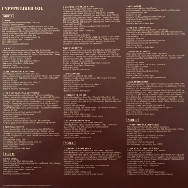 Future (4) - I Never Liked You (Europe 27 Oct 2022)