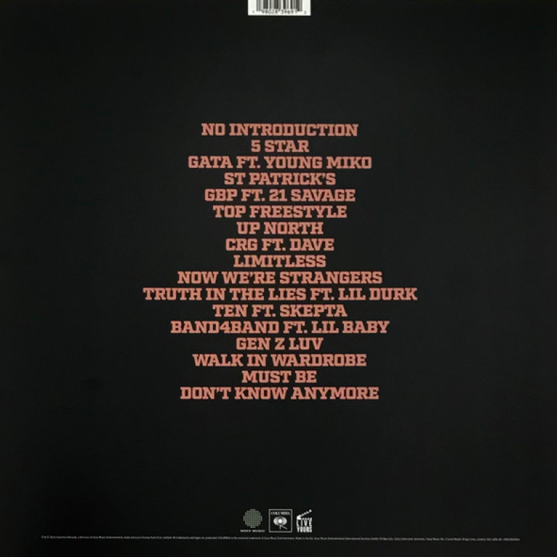Вінілова платівка  Central Cee - Can't Rush Greatness (Vinyl, LP, Album)