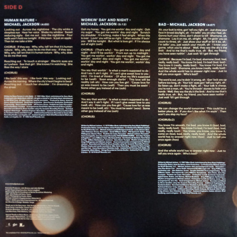 Вінілова платівка  Michael Jackson - Michael (Songs From The Motion Picture) (Vinyl, LP, Album, Compilation)