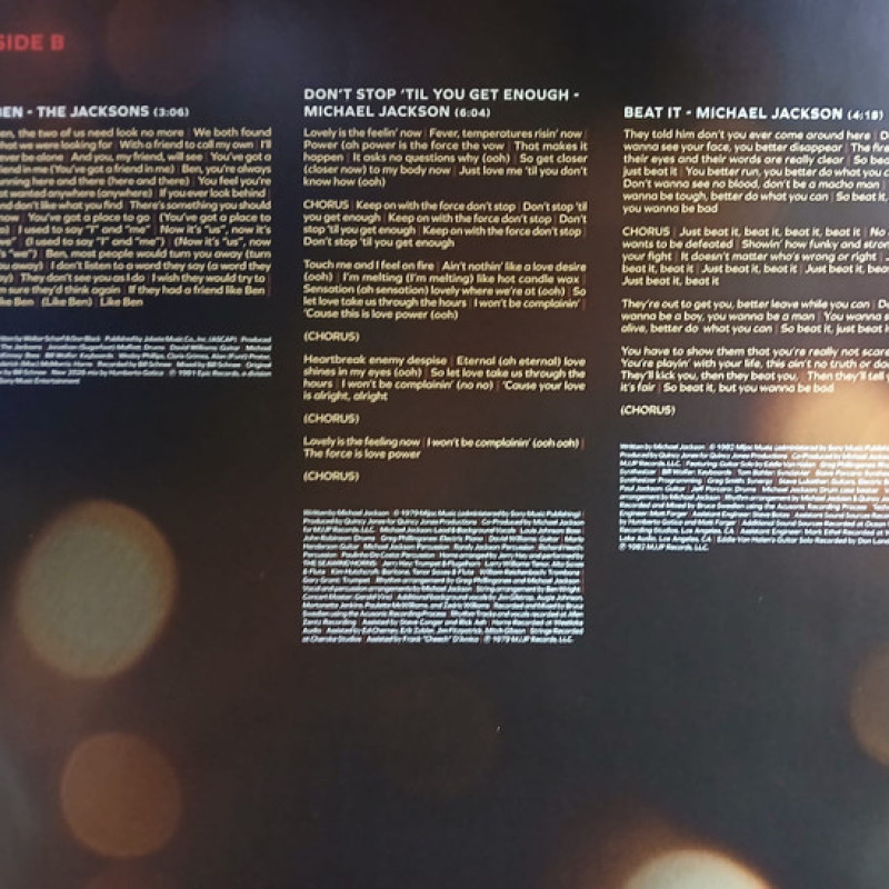 Вінілова платівка  Michael Jackson - Michael (Songs From The Motion Picture) (Vinyl, LP, Album, Compilation)