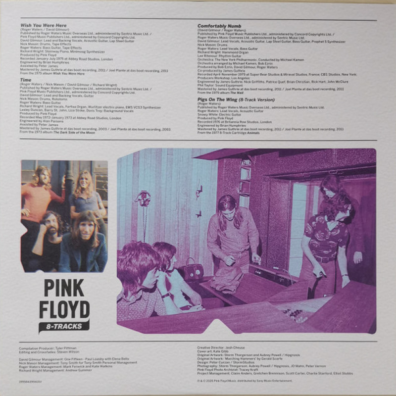 Вінілова платівка  Pink Floyd - 8-Tracks (Vinyl, LP, Compilation)
