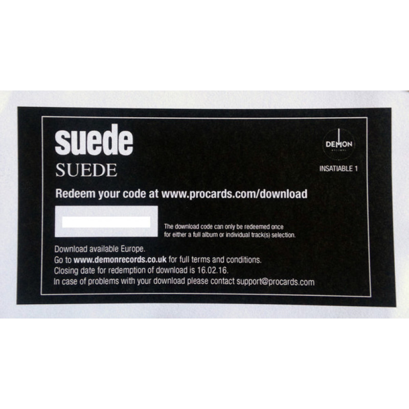 Suede - Suede (UK & Europe 2014)