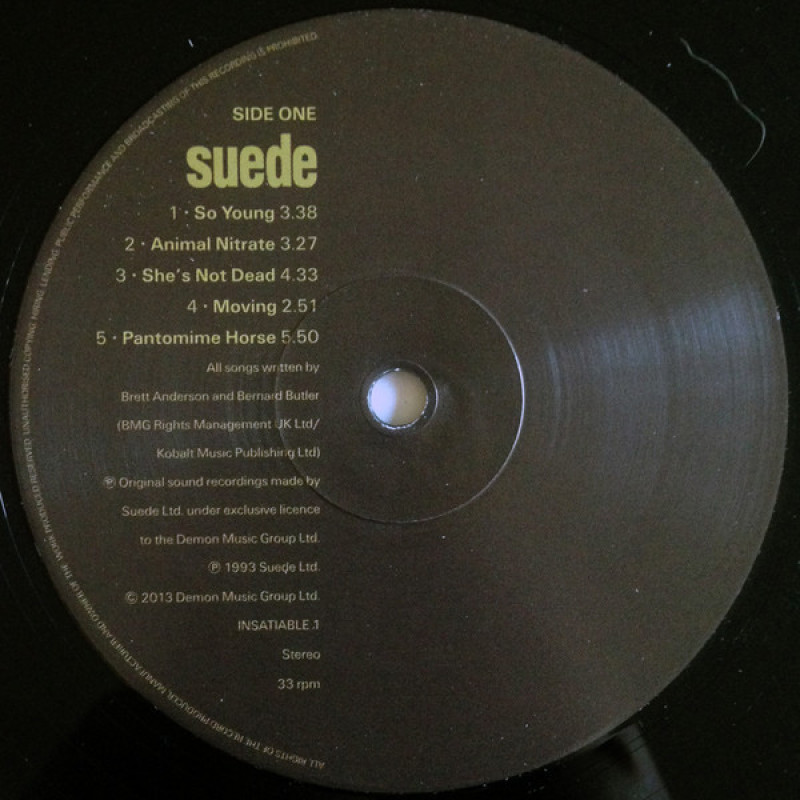 Suede - Suede (UK & Europe 2014)