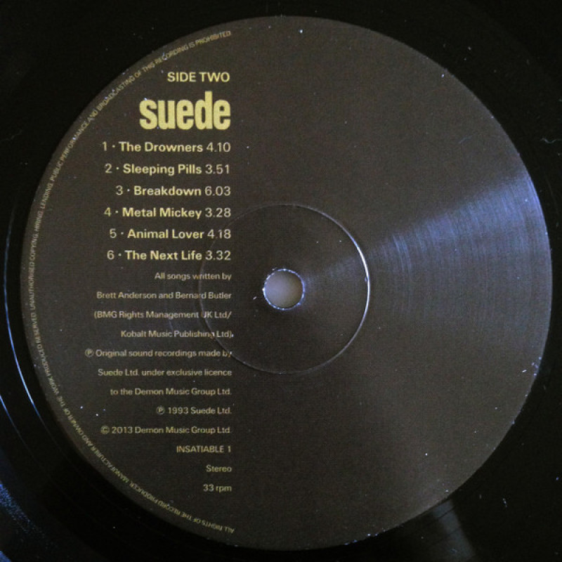 Suede - Suede (UK & Europe 2014)