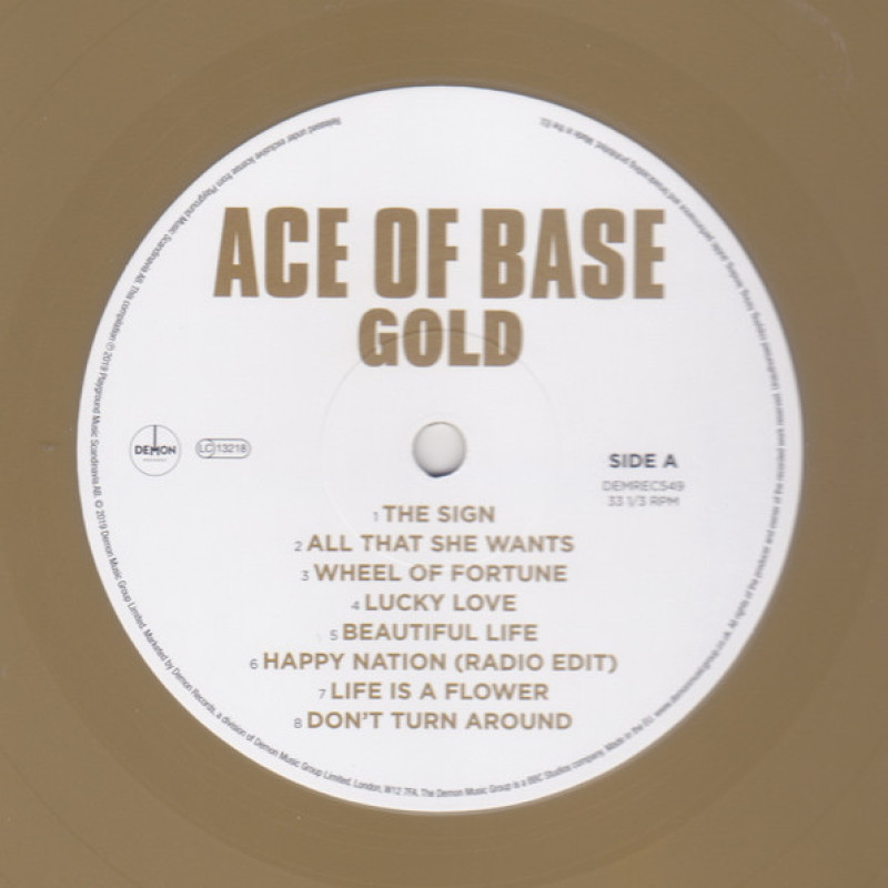 Ace Of Base - Gold (UK 11 Oct 2019)