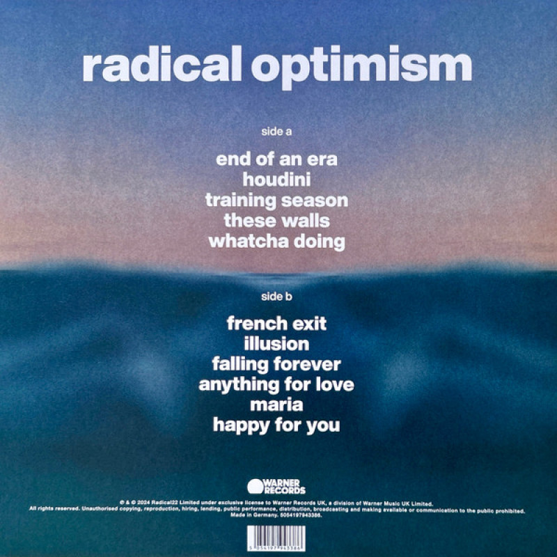Вінілова платівка  Dua Lipa - Radical Optimism (Vinyl, LP, Album)