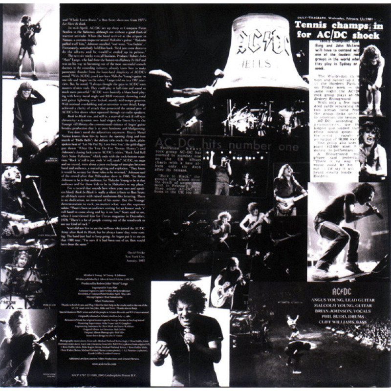 AC/DC - Back In Black (Europe 08 May 2009)