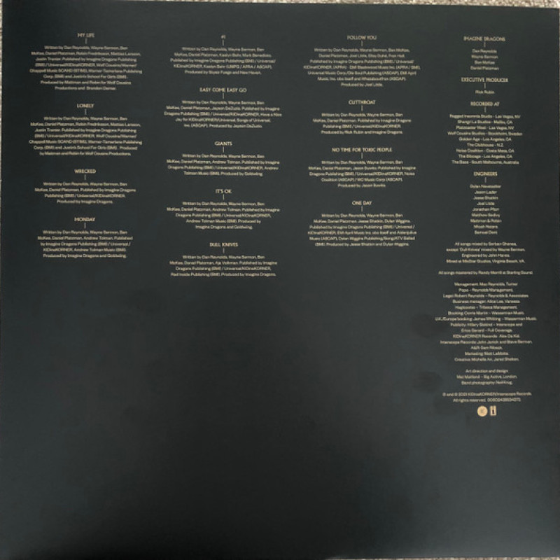 Вінілова платівка  Imagine Dragons - Mercury - Act 1 (Vinyl, LP, Album)
