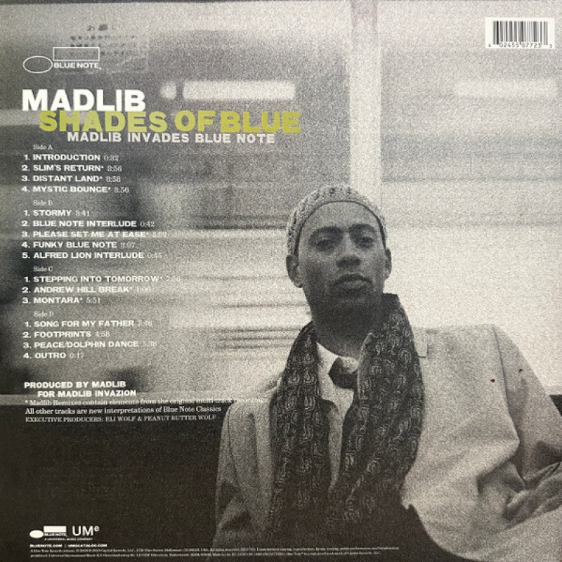 Вінілова платівка  Madlib - Shades Of Blue (Madlib Invades Blue Note) (Vinyl, LP, Album, Reissue, Stereo)