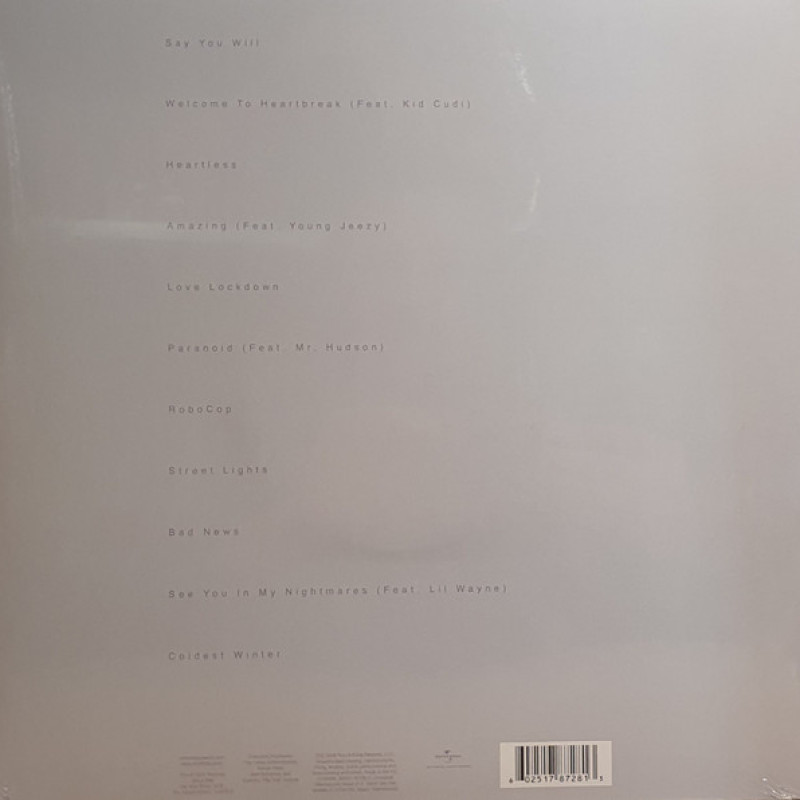Вінілова платівка  Kanye West - 808s & Heartbreak (Vinyl, LP, Reissue, Album)