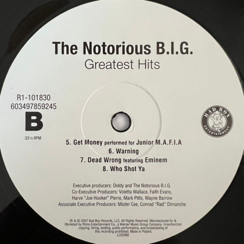 Notorious B.I.G. - Greatest Hits (USA & Europe 2023)