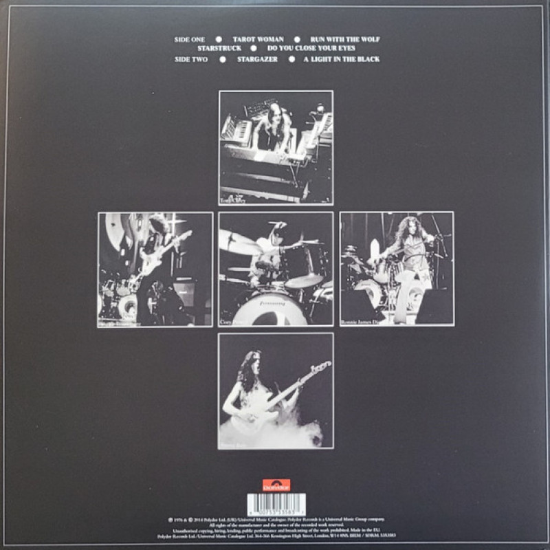 Вінілова платівка  Rainbow - Rising (Vinyl, LP, Album, Reissue, Repress, Stereo)
