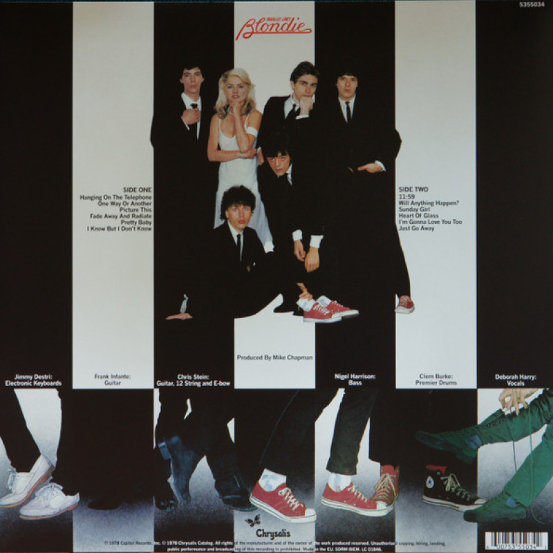Вінілова платівка  Blondie - Parallel Lines (Vinyl, LP, Album, Reissue, Repress)