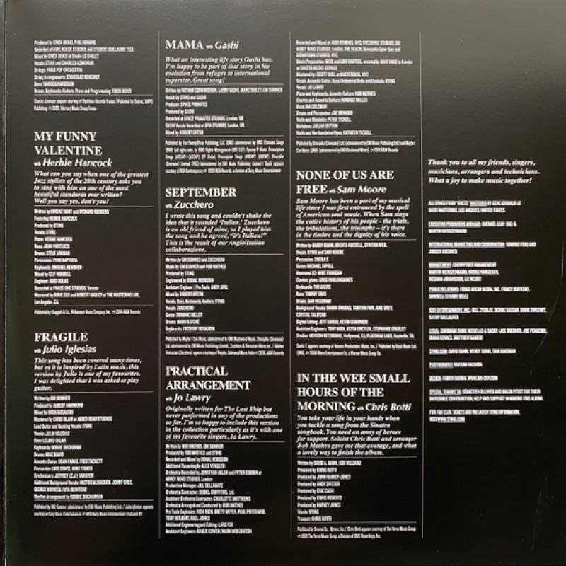 Вінілова платівка  Sting - Duets (Vinyl, LP, Compilation, Stereo)