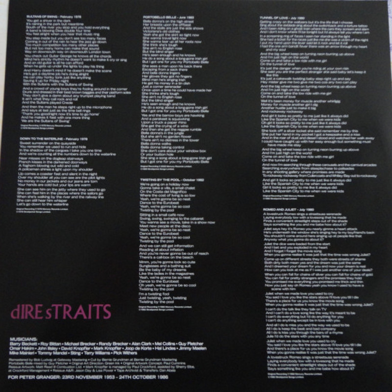 Вінілова платівка  Dire Straits - Money For Nothing (Vinyl, LP, Compilation, Reissue, Remastered, Stereo)