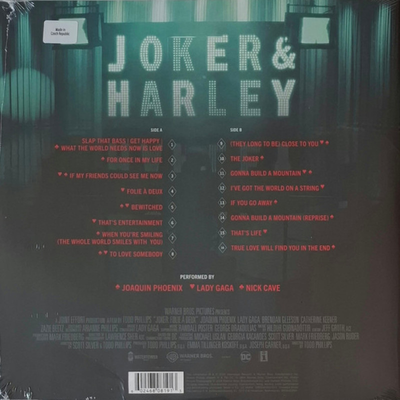 Вінілова платівка  Joaquin Phoenix, Lady Gaga - Joker: Folie À Deux (Music From The Motion Picture) (Vinyl, LP, Album, Special Edition)