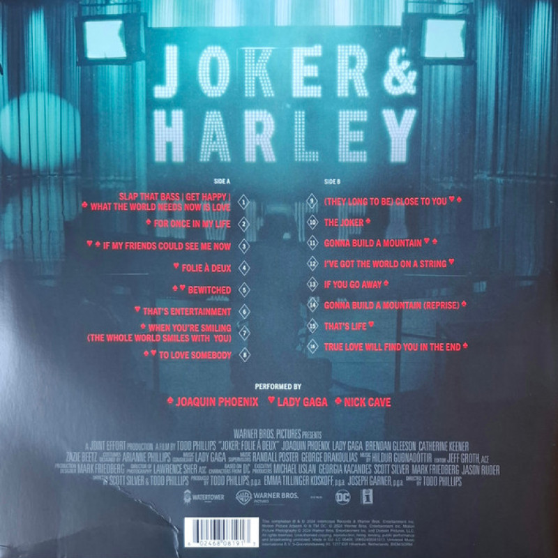 Вінілова платівка  Joaquin Phoenix, Lady Gaga - Joker: Folie À Deux (Music From The Motion Picture) (Vinyl, LP, Album, Special Edition)